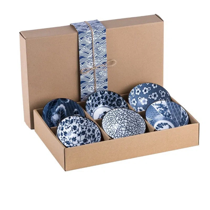 Conjunto de Bowls de Cerâmica Japonesa - Design Elegante e Funcional