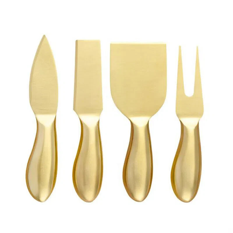 Conjunto de Cortadores de Queijo - 4 Peças de Aço Inoxidável
