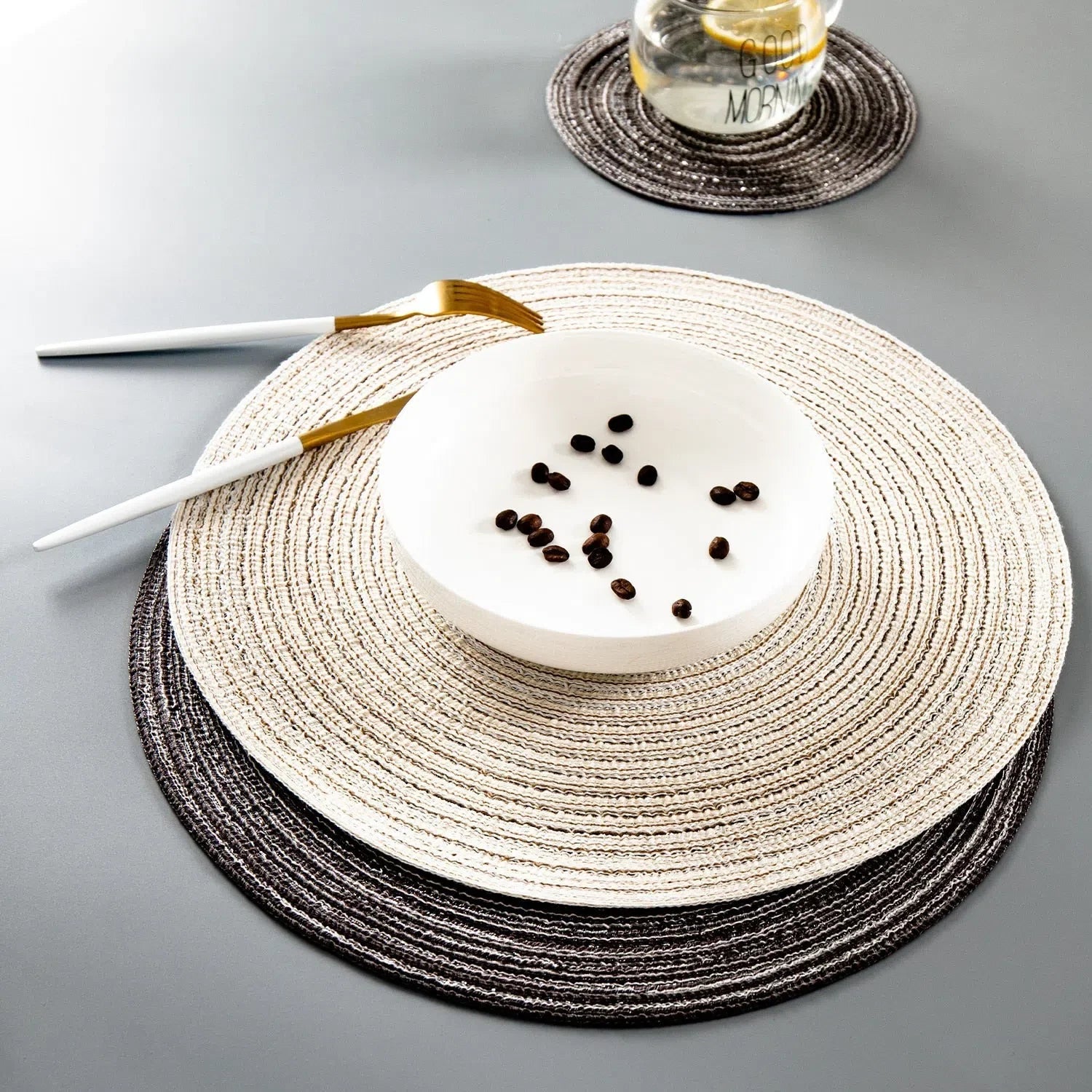 Conjunto de Jogos Americanos - 6 Peças de Tecido para Mesa