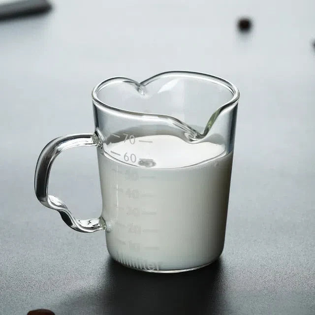 Conjunto de Mini Jarras de Vidro 70ml para Servir Leite, Café, Creme e Molhos - 2 Peças