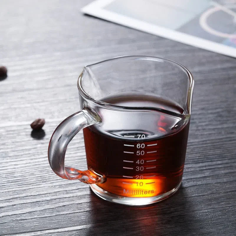 Conjunto de Mini Jarras de Vidro 70ml para Servir Leite, Café, Creme e Molhos - 2 Peças