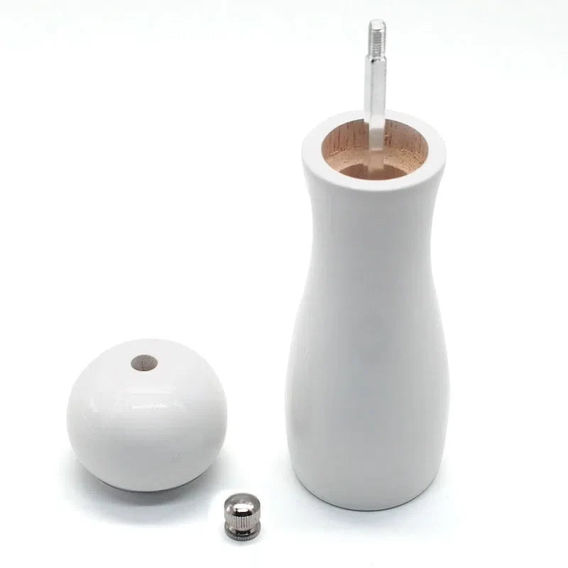 Conjunto de Moedores de Sal e Pimenta de Cerâmica - Acessório de Cozinha Prático e Elegante