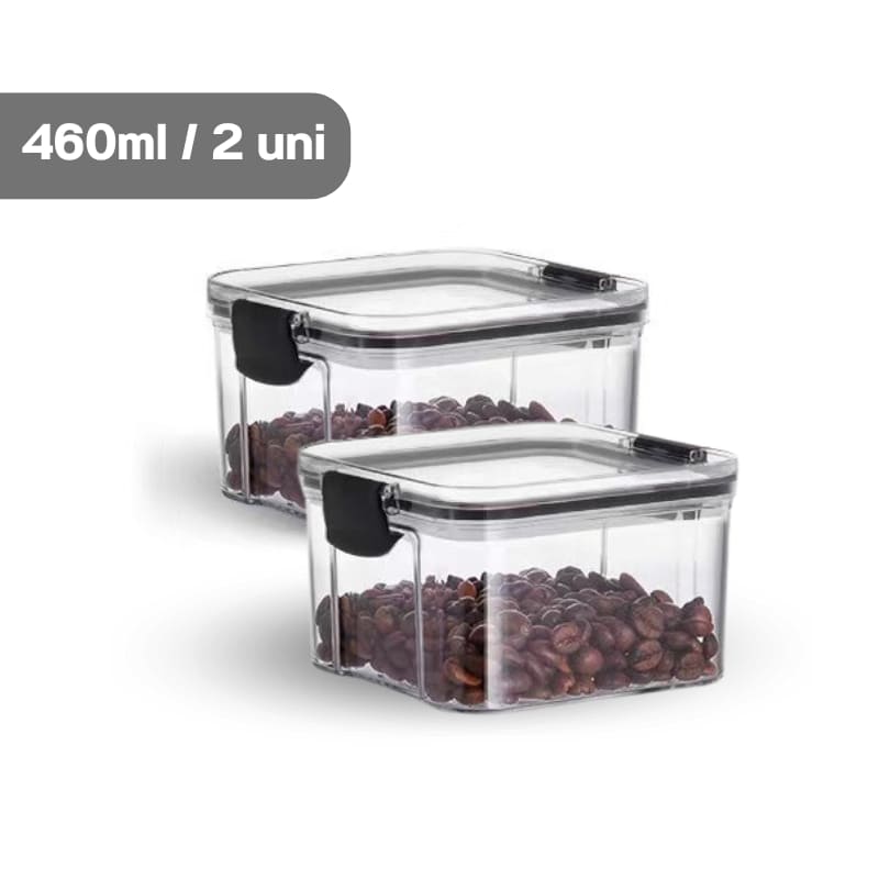 Conjunto de Potes Herméticos para Armazenamento de Mantimentos