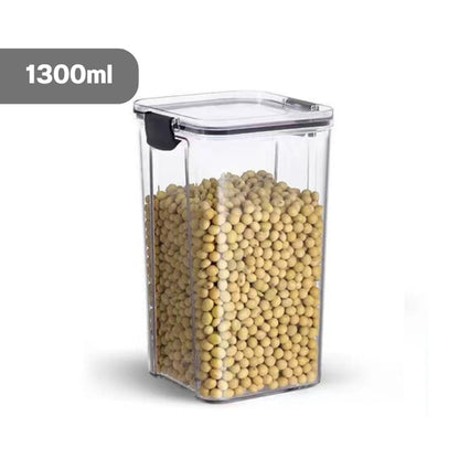 Conjunto de Potes Herméticos para Armazenamento de Mantimentos