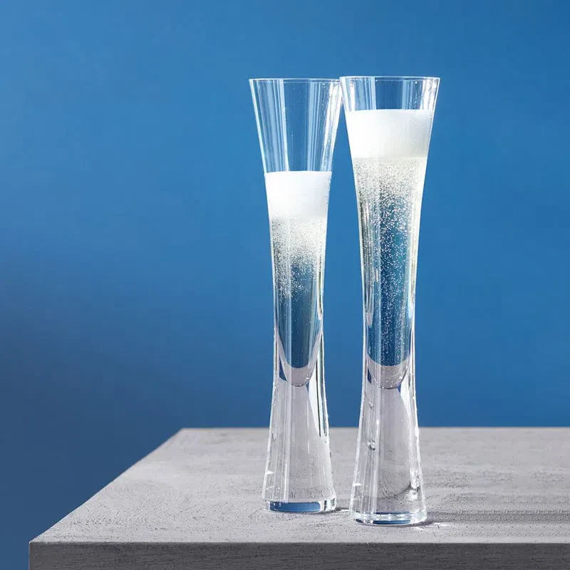 Conjunto de Taças Tulipa em Vidro - 2 Peças para Servir Bebidas