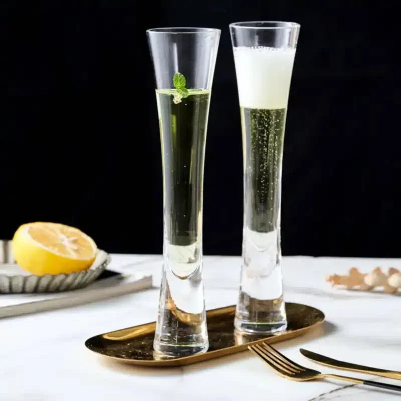 Conjunto de Taças Tulipa em Vidro - 2 Peças para Servir Bebidas