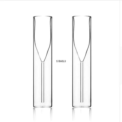 Conjunto de Taças de Vidro Duplo - 2 Peças para Bebidas