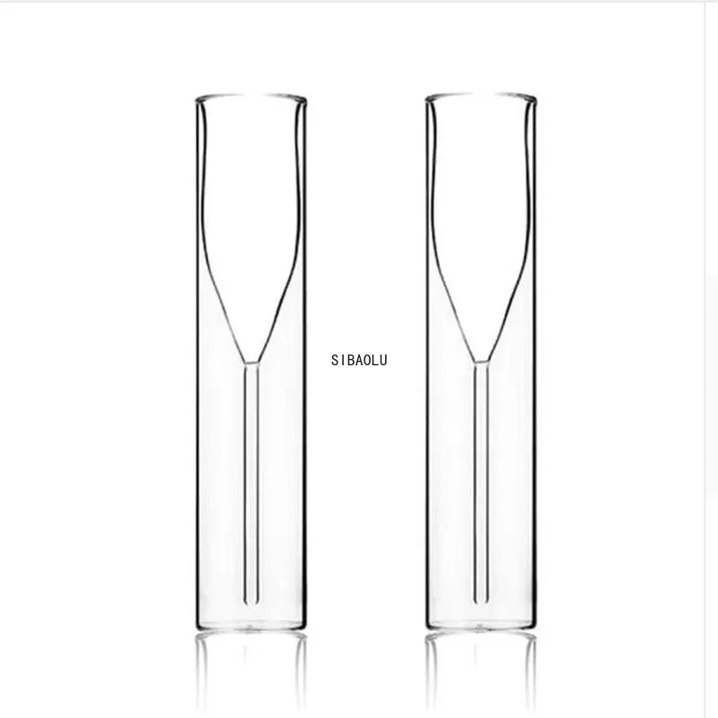 Conjunto de Taças de Vidro Duplo - 2 Peças para Bebidas