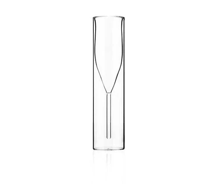 Conjunto de Taças de Vidro Duplo - 2 Peças para Bebidas