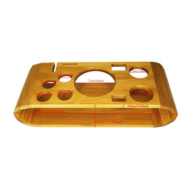 Conjunto de Utensílios de Coquetelaria Profissional com Suporte de Bambu - 12 Peças