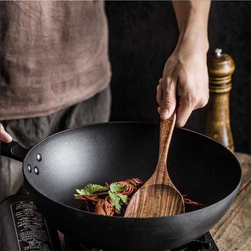 Conjunto de Utensílios de Cozinha em Madeira - 7 Peças