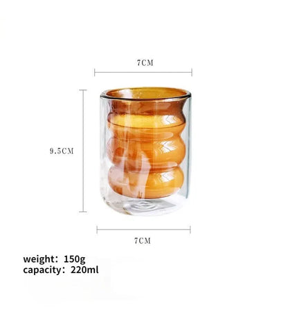 Copo Colorido de Dupla Camada 220ml - Coleção Arco-Íris
