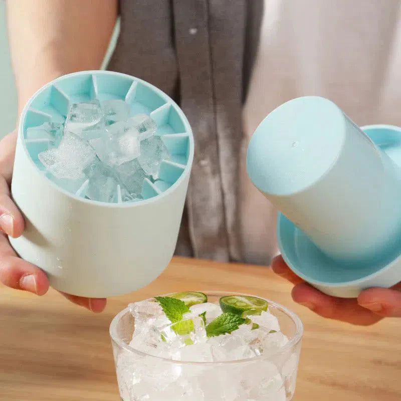 Copo Compacto para Fazer Gelo - Ideal para Bebidas e Coquetéis