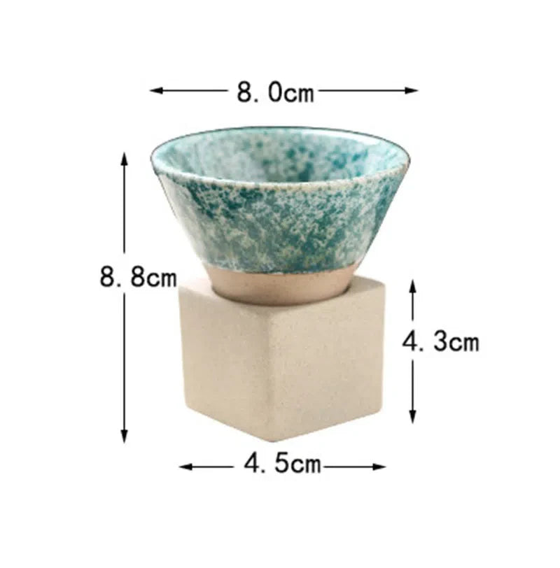 Copo Criativo em Cerâmica Decorativa para Bebidas
