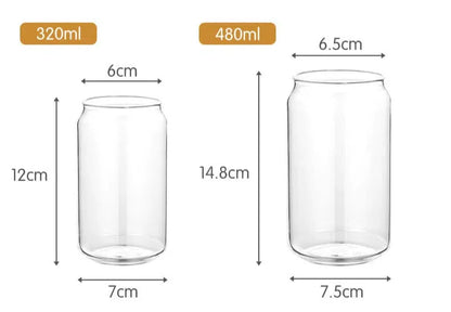 Copo Minimalista com Tampa de Bambu - Capacidade 320ml e 480ml