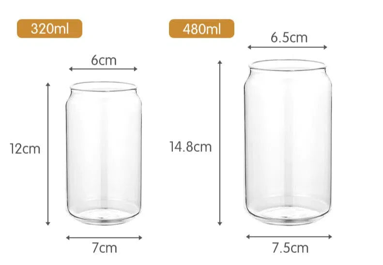 Copo Minimalista com Tampa de Bambu - Capacidade 320ml e 480ml
