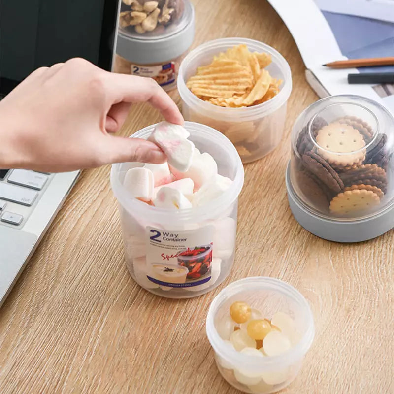Copo Portátil para Cereais, Saladas e Frutas - Ideal para Café da Manhã