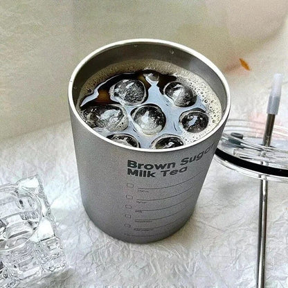 Copo Térmico Inox para Café com Tampa Hermética - Manutenção de Temperatura