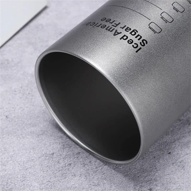Copo Térmico Inox para Café com Tampa Hermética - Manutenção de Temperatura