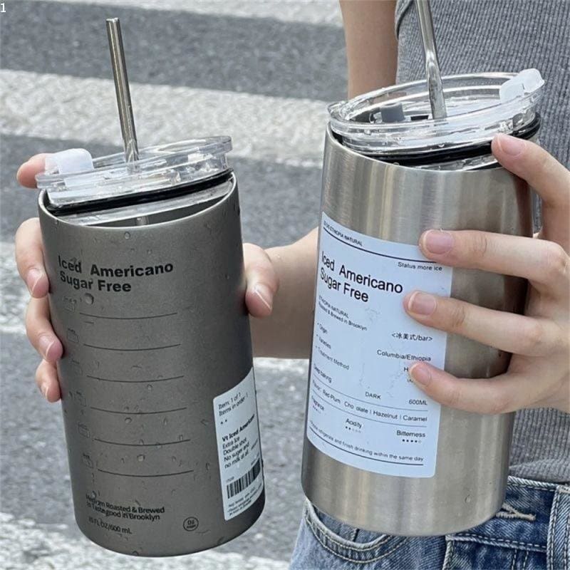 Copo Térmico Inox para Café com Tampa Hermética - Manutenção de Temperatura