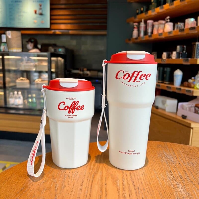 Copo Térmico Premium com Tampa BPA Free - Ideal para Bebidas Quentes e Frias