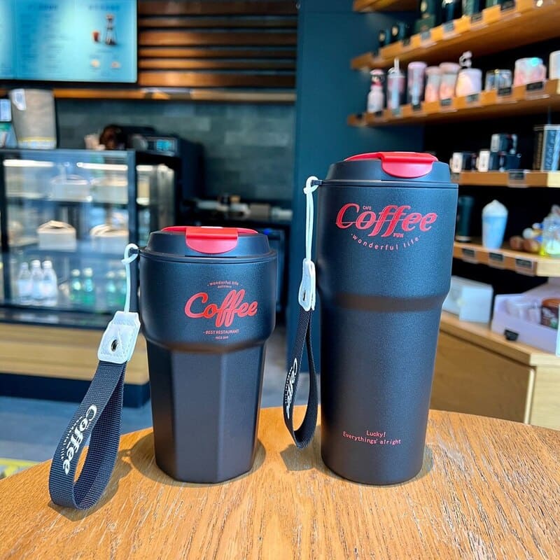 Copo Térmico Premium com Tampa BPA Free - Ideal para Bebidas Quentes e Frias