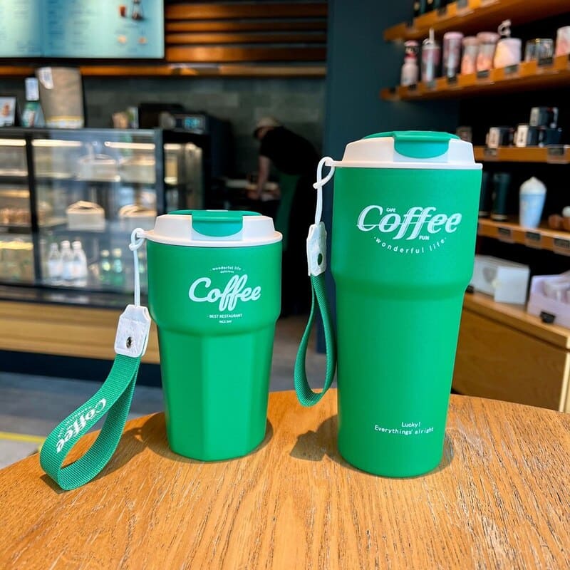 Copo Térmico Premium com Tampa BPA Free - Ideal para Bebidas Quentes e Frias