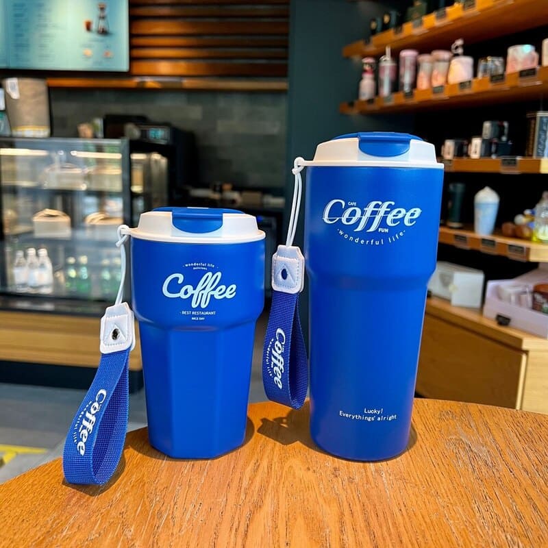 Copo Térmico Premium com Tampa BPA Free - Ideal para Bebidas Quentes e Frias