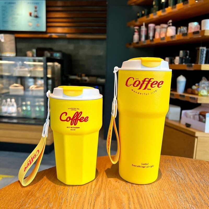 Copo Térmico Premium com Tampa BPA Free - Ideal para Bebidas Quentes e Frias