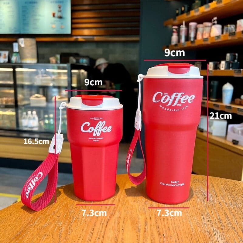 Copo Térmico Premium com Tampa BPA Free - Ideal para Bebidas Quentes e Frias