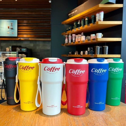 Copo Térmico Premium com Tampa BPA Free - Ideal para Bebidas Quentes e Frias