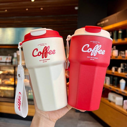 Copo Térmico Premium com Tampa BPA Free - Ideal para Bebidas Quentes e Frias