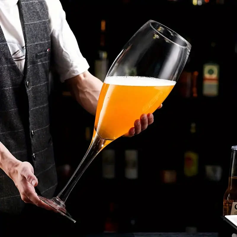 Copo de Cerveja Cristal Gigante Cálice para Bar em Casa