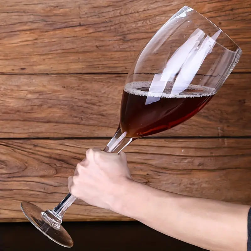Copo de Cerveja Cristal Gigante Cálice para Bar em Casa