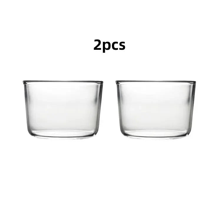 Copo de Vidro Transparente 200ml - Conjunto com 2 Peças