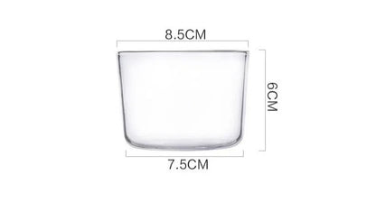 Copo de Vidro Transparente 200ml - Conjunto com 2 Peças