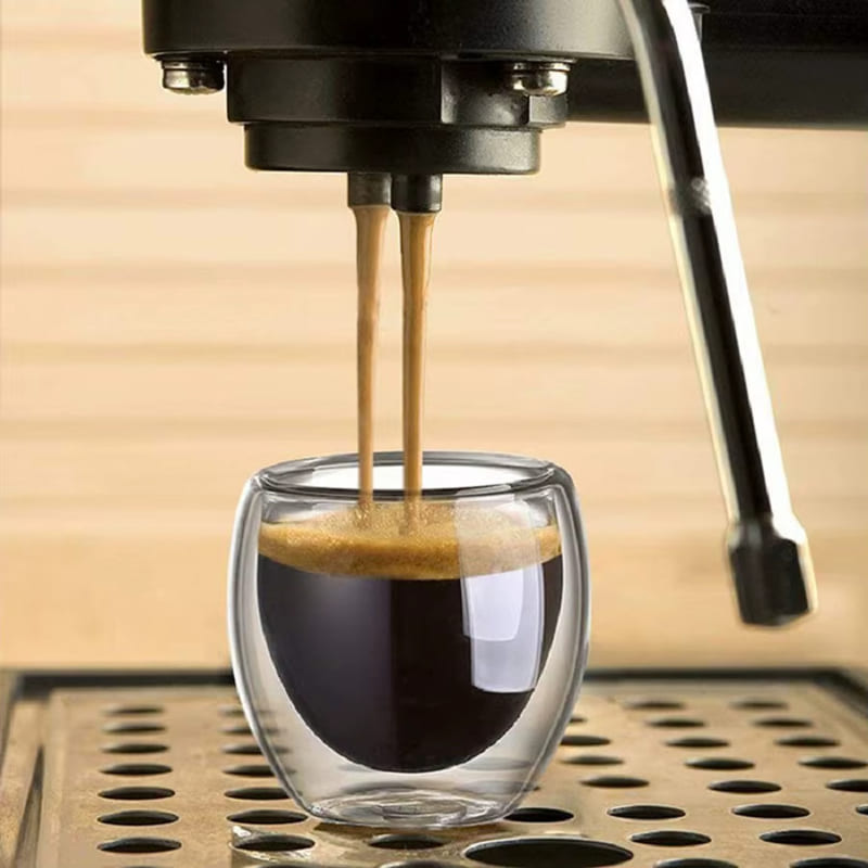 Copo de Vidro com Parede Dupla para Café e Chá - Ideal para Cantinho do Café