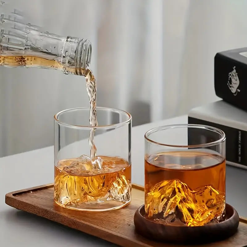 Copo de Whisky de Cristal para Bebidas Iceberg