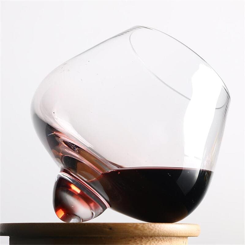 Copo de Whisky em Cristal com Barriga Rotativa para Bar em Casa