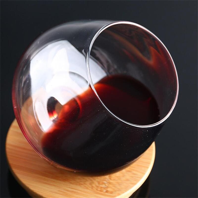 Copo de Whisky em Cristal com Barriga Rotativa para Bar em Casa