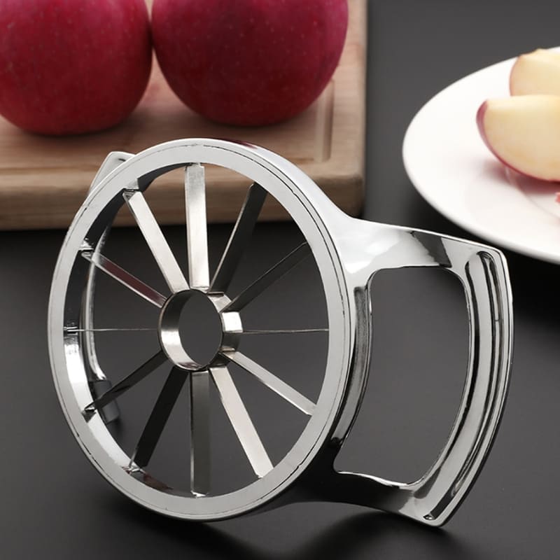 Cortador de Frutas em Fatias Inox - Utensílio de Cozinha para Fatiar Frutas