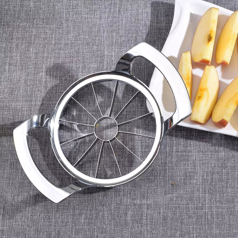 Cortador de Frutas em Fatias Inox - Utensílio de Cozinha para Fatiar Frutas