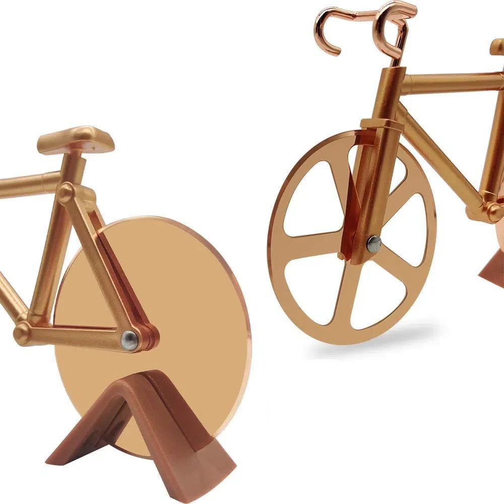 Cortador de Pizza en Forma de Bicicleta - Utensilio de Cocina Divertido y Práctico