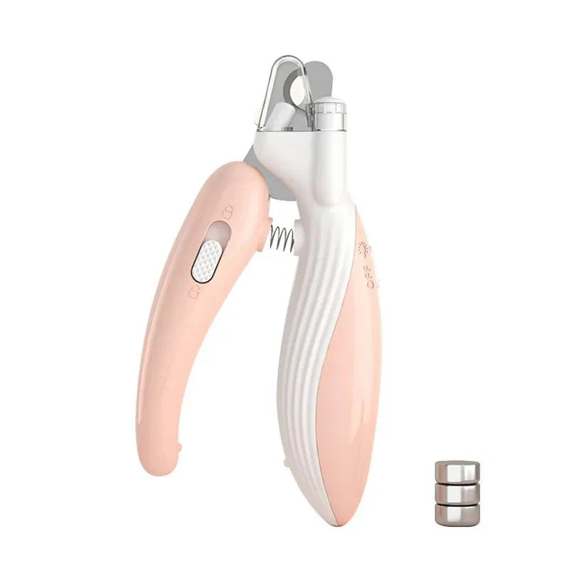 Cortador de Unhas com Luz LED para Gatos - Seguro e Eficiente
