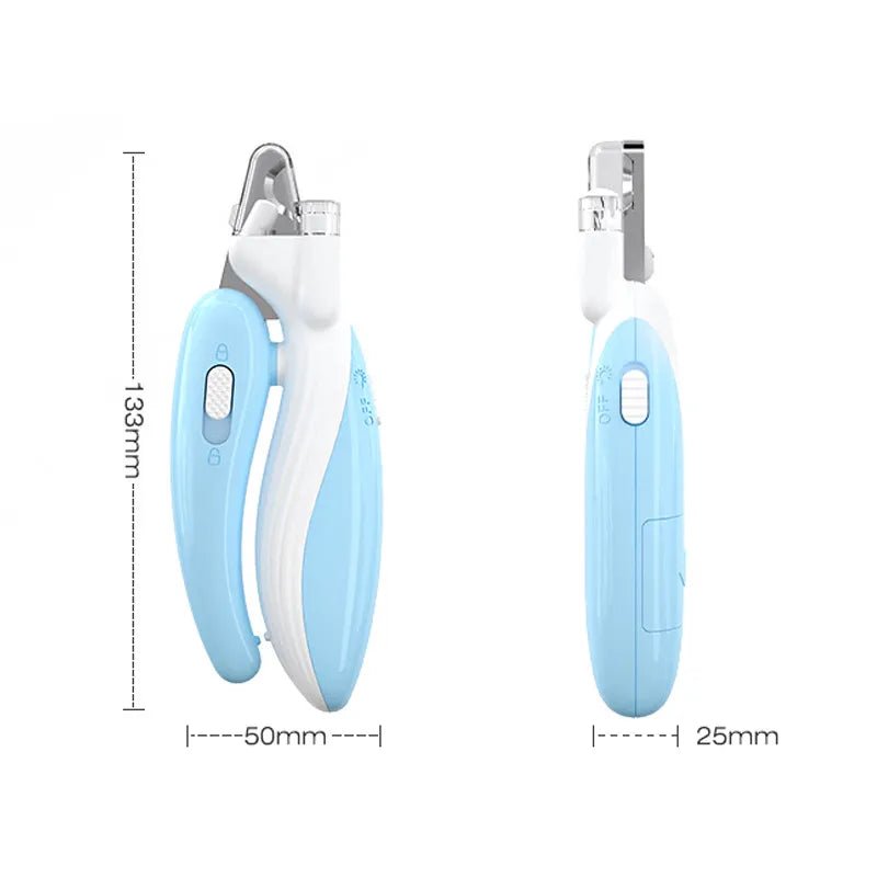 Cortador de Unhas com Luz LED para Gatos - Seguro e Eficiente
