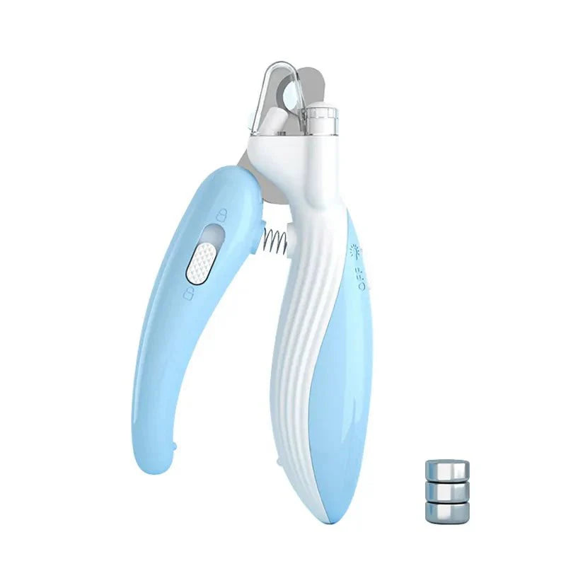 Cortador de Unhas com Luz LED para Gatos - Seguro e Eficiente
