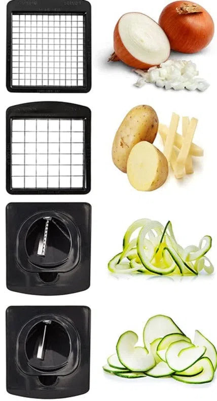 Cortador e Fatiador Multifuncional 14 Funções - Utensílio de Cozinha Prático