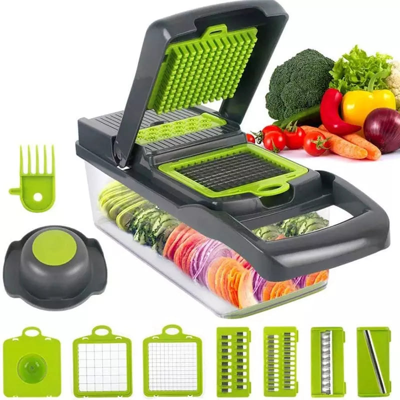 Cortador e Ralador de Legumes Multiuso - Utensílio de Cozinha Prático e Eficiente