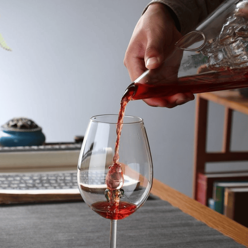 Decantador de Vinho e Whisky em Vidro com Design em Pirâmide para Bar em Casa