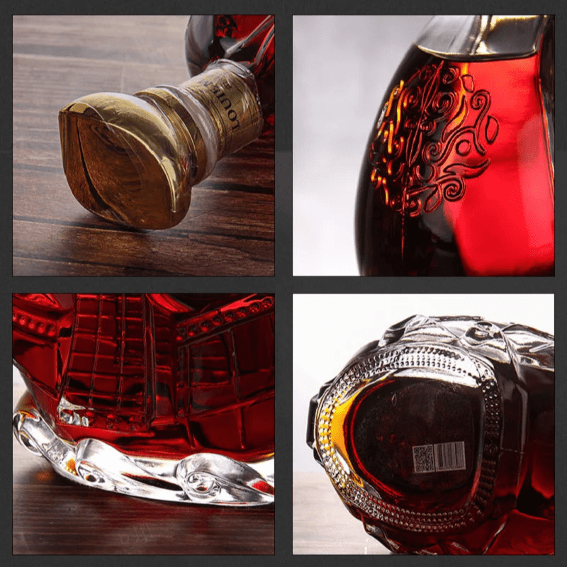 Decanter de Vinho e Whisky em Vidro Caravela para Bar em Casa